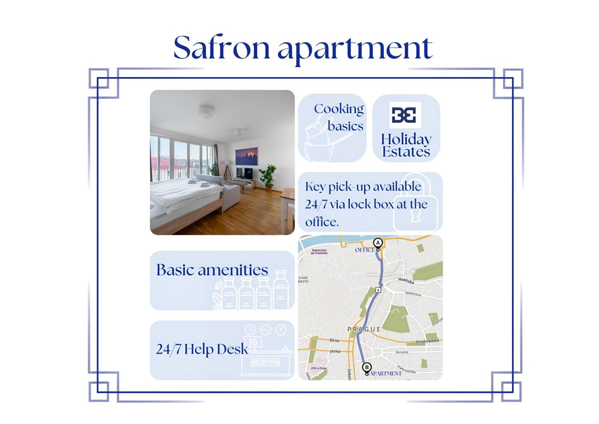 Sunny Safron Apartment Prague Ngoại thất bức ảnh